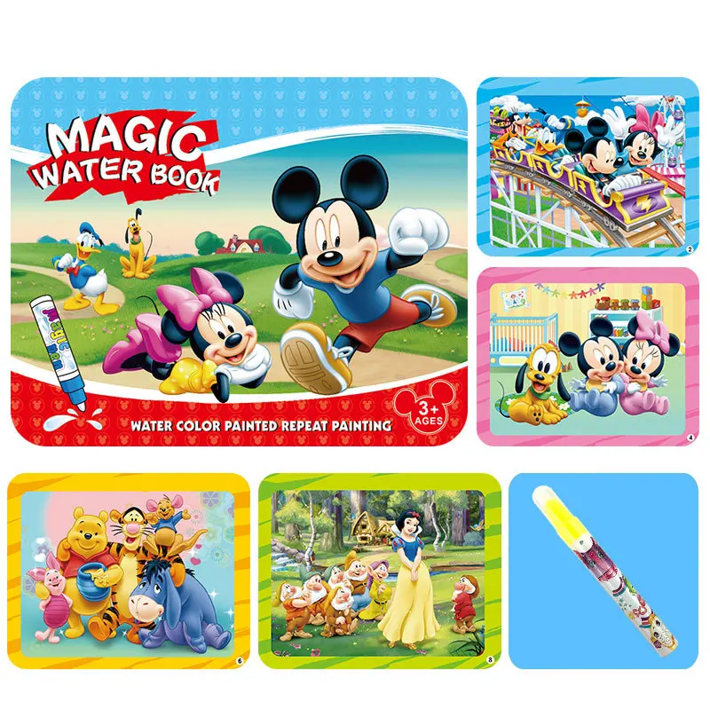 

Disney Early Learning Magic Magic Graffiti Coloring Children's Water Paintings Linyi Paintings Educational Toys for children