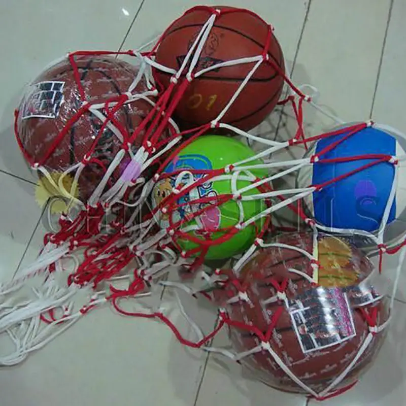 1 шт. спортивная футбольная Сеть 10 мячей сеть для переноски сумка Спортивное портативное оборудование футбольные мячи Волейбольный мяч Сетчатая Сумка H5