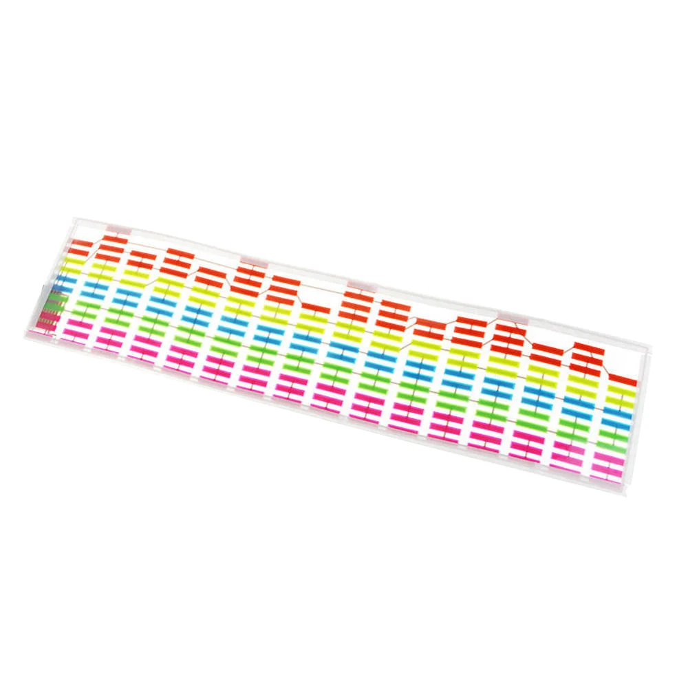 45*11 см автомобиля RGB светодиодный музыкальный ритм флэш светильник Датчик