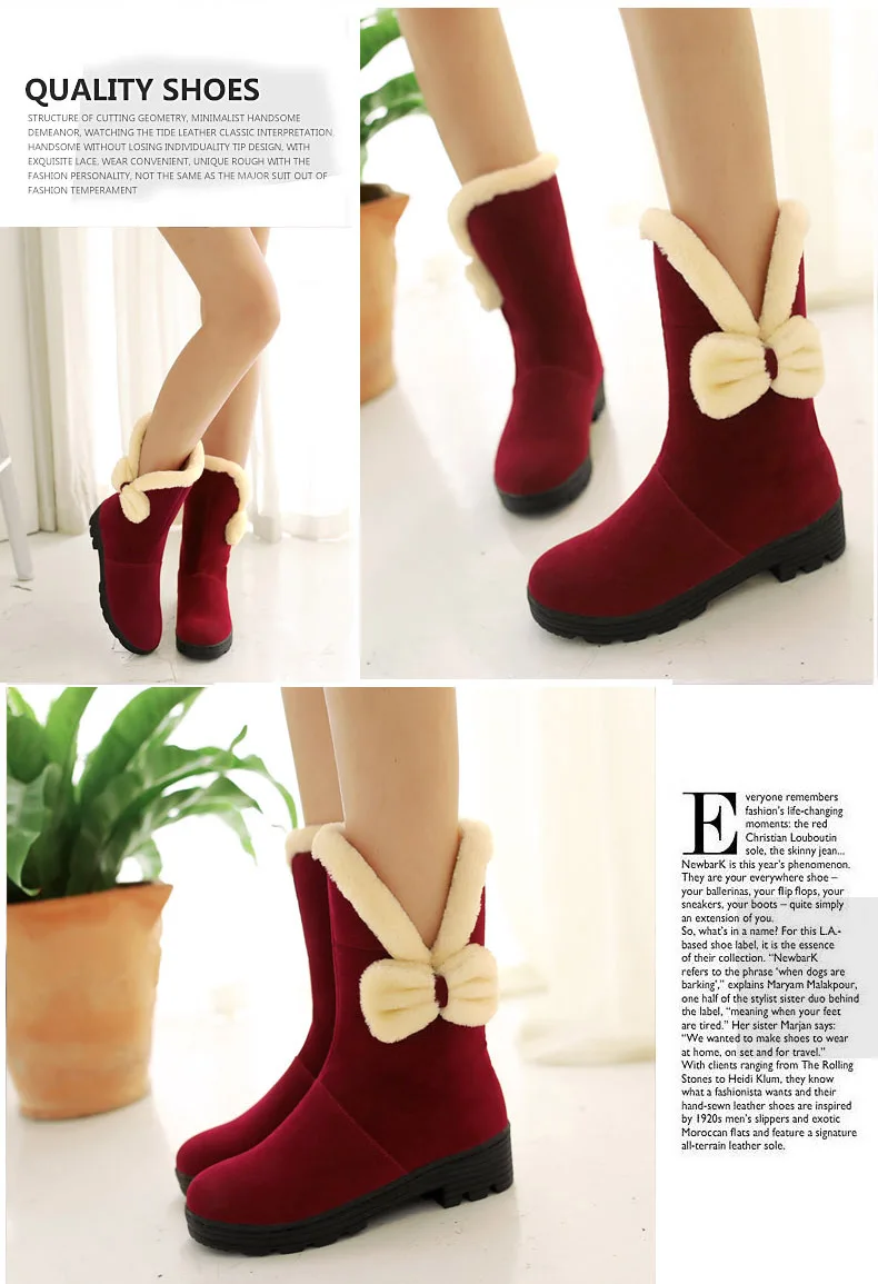 Botas de Neve Sapatos de Bebê Botas de Algodão de Pelúcia Calçados Infantis Meninas Botas Outono Inverno 2020 Novas Crianças Grandes Quente Criança Sapatos Princesa Ks267 4 High Quality Mamãe e Bebê