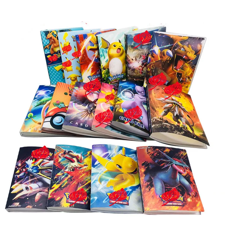 

No Repeat 200 Pcs GX MEGA card 240pcs holder album toys for collection Battle carte Pokemon Cards Book Album List shining cards