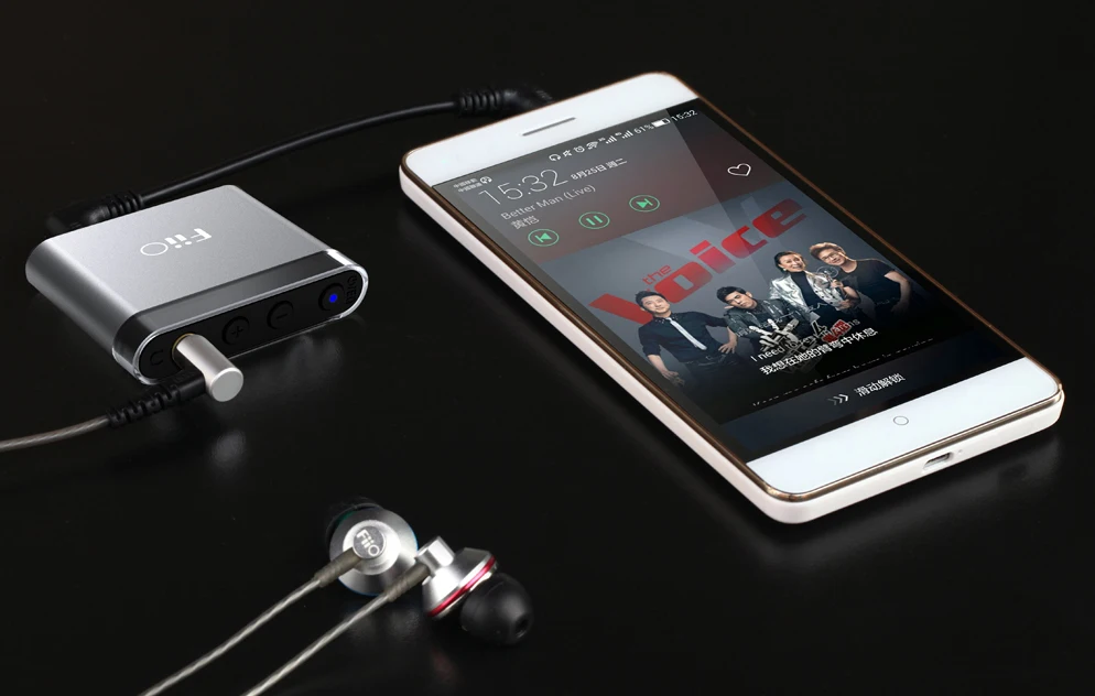 Fiio A1 Mini Headphone Amplifier Classic Tiny size Metal shell Plug and Play 4 EQ Modes Hardware bass boost setting