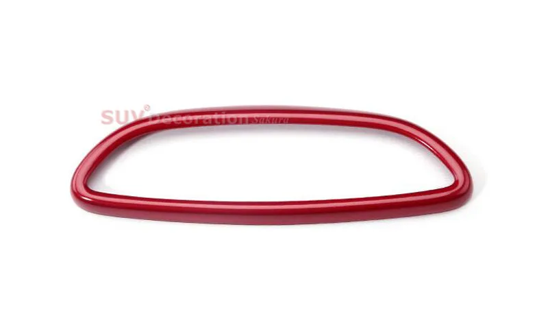 New! NEW!! For Porsche Macan 2014 2015 2016 RED ABS Inner Rearview Mirror Cover Trim Low-equipped 1pcs dac709kh new