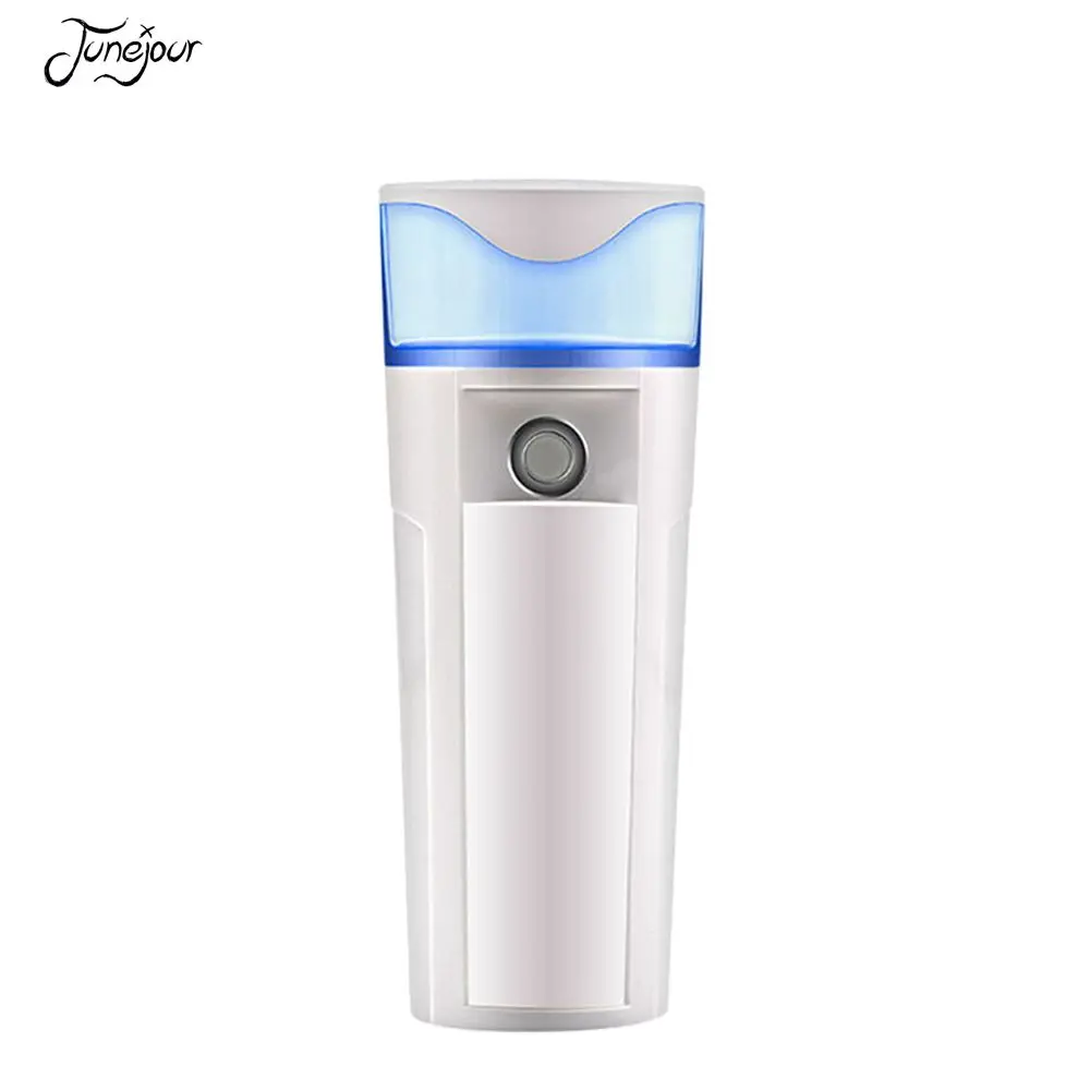 

JUNEJOUR Women Face Humidifier Nano Face Hydrating Instrument Portable USB Ultrasonic Spray Facial Care Beauty Equipment 20ml