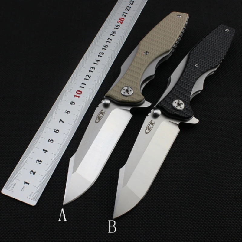 new flipper folding knife zt0393 G10 handle CPM-20CV blade hunting camping survival pocket knives outdoor fruit rescue EDC tools new flipper folding knife zt0393 G10 handle CPM-20CV blade hunting camping survival pocket knives outdoor fruit rescue EDC tools