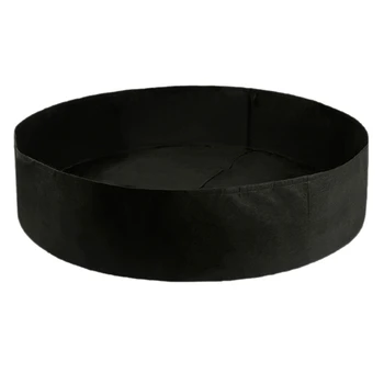 

Fabric Raised Garden Bed Round Planting Container Grow Bags Breathable Felt Fabric Planter Pot For Plants Nursery Pot