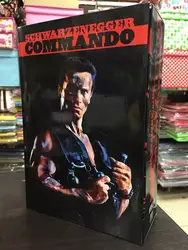 NECA Commando 30TH Джон матрица Арнольд Шварценеггер ПВХ фигурку Коллекционная модель игрушки 7 "18 см KT1729