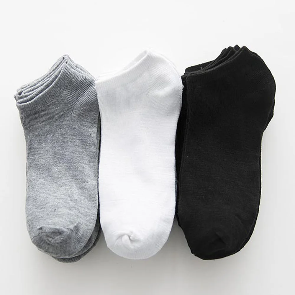 La MaxPa 5 пар/лот мужские носки хлопок большой size38 47 Повседневные Дышащие башмачки