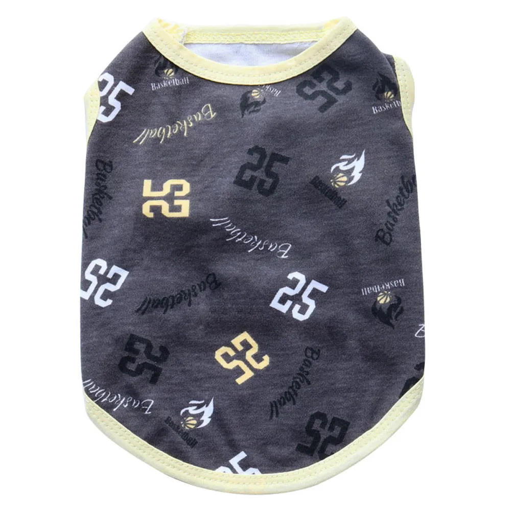 Buy pet dog puppy basketball sporty clothes cotton