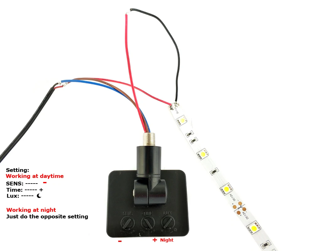 12V движения Сенсор 220V 110V PIR Автоматический Инфракрасный движения детектор, таймер DC 12V Открытый Сенсор светильник переключатель для светодиодный лампы