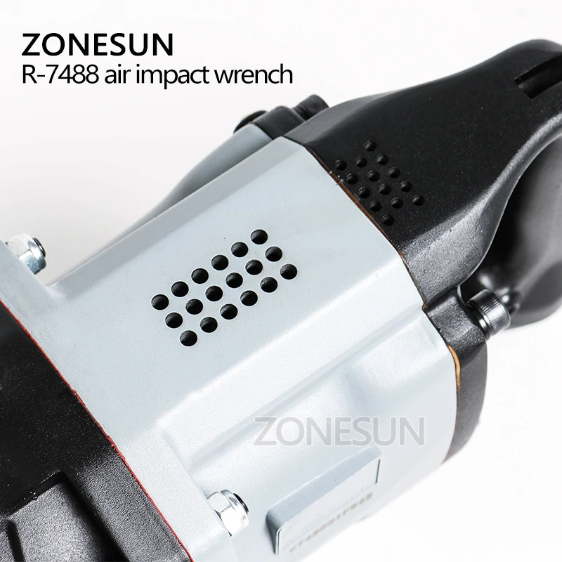 ZONESUN промышленный пневматический ключ безпиновый молоток тяжелая конструкция 1/2