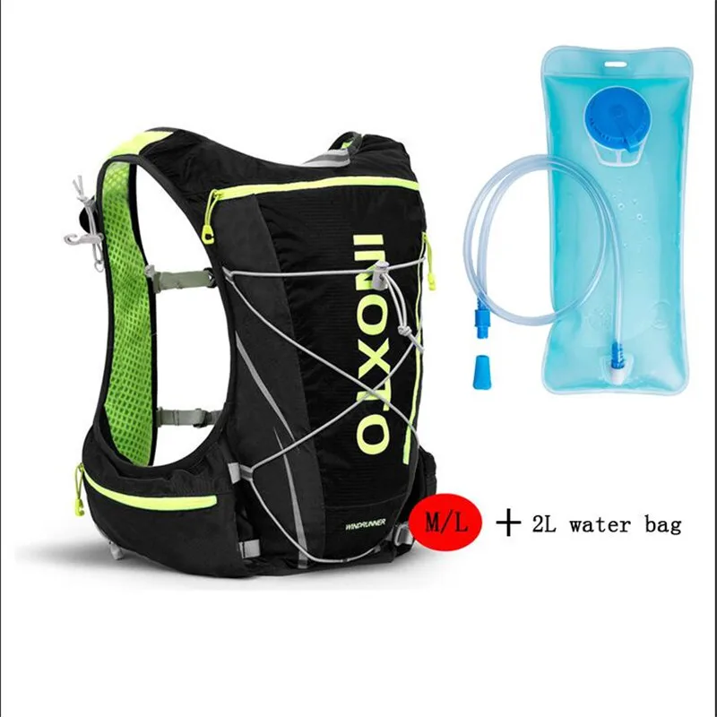 8L велосипедный рюкзак для мужчин и женщин, сумка для воды для велосипеда, 2L, сумка для езды на велосипеде, мужская сумка для марафона, сумка для жилета, zaino mtb, Сумка для бега, велосипедная сумка - Цвет: ML    2L water bag