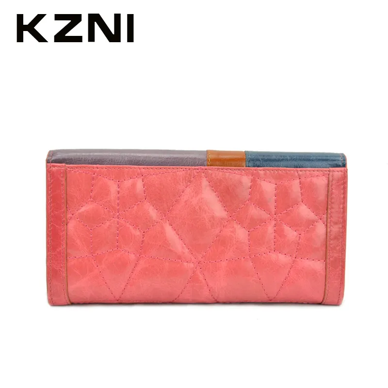 KZNI женский дизайнерский кошелек женские кошельки из натуральной кожи Portefeuille Femme