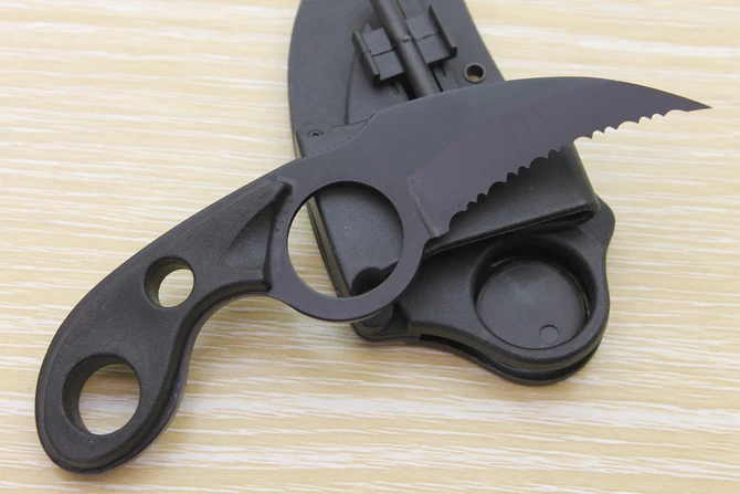 ABS Ручка karambit оболочка тактический AUS8 лезвие EDC инструмент Открытый Отдых