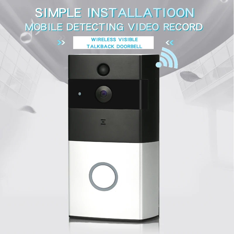 

Smart Wireless WiFi Doorbell High Definition Camera IR Video Phone Intercom