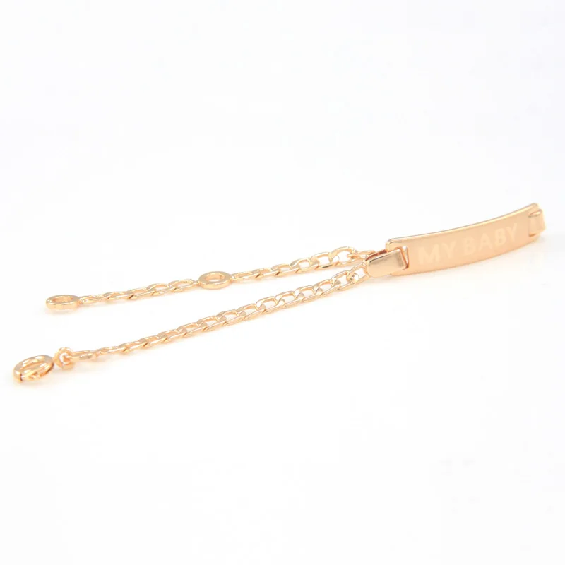 BR37_06a baby bracelet gold kids jewelry bebe pulsera ninas bracciali armband toddler bangle