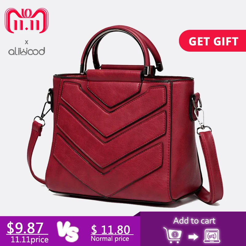 aliwood Women Bag PU Leather Handbags Ladies Crossbody Bags Trendy Elegant Tote Female Shoulder Messenger Bags Bolsas Feminina цена aliwood Women Bag PU Leather Handbags Ladies Crossbody Bags Trendy Elegant Tote Female Shoulder Messenger Bags Bolsas Feminina цены онлайн