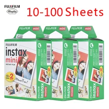 Новейшая 10-100 листов для fuji Instax mini 9 8 7s 25 50 90 мгновенная фотобумага пленка fuji Instax Mini пленка фото пленка бумага