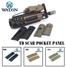 EMS/DHL тактический страйкбол 4,12" ITI TD шрам карманная панель удаленный коммутатор колодки набор света подходит 20 мм рельсы PEQ аксессуар WEX300