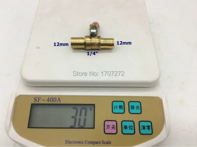 Горячая Распродажа 1/"(3 шт./лот) 12 мм шаровой кран, латунный шаровой кран, медный клапан, медный фитинг