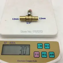 Горячая Распродажа 1/"(3 шт./лот) 12 мм шаровой кран, латунный шаровой кран, медный клапан, медный фитинг