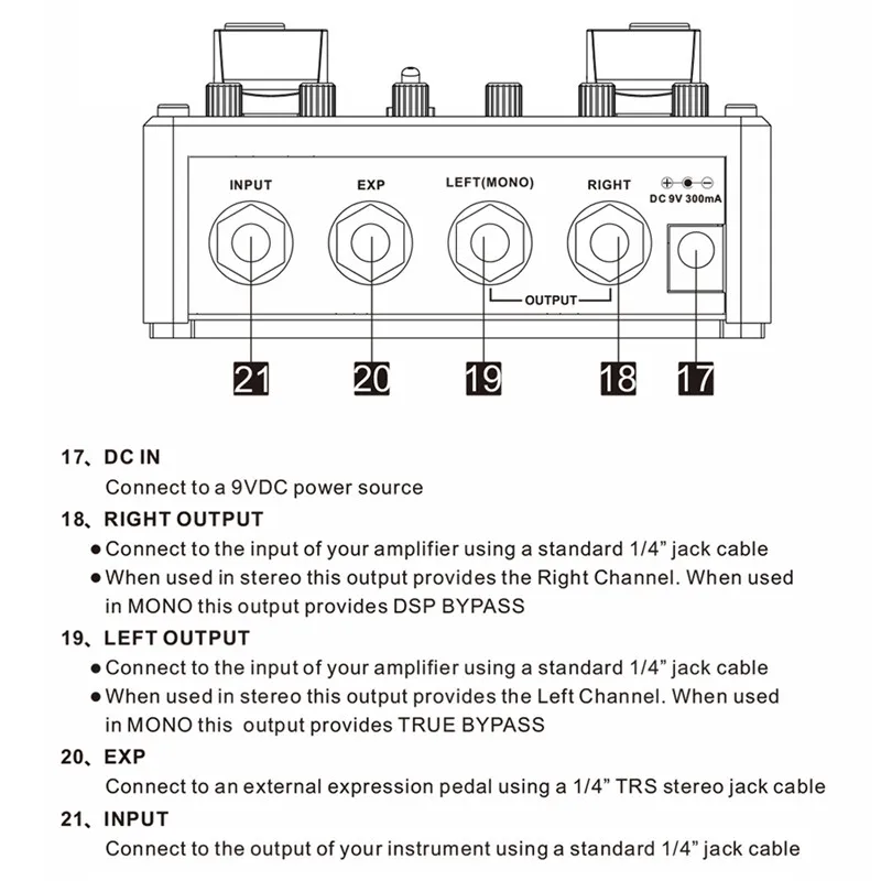 MOOER Effects Guitar Pedal Mod Factory Pro 2 Independent Processing Modules Containing A Total Of 16 Modulation Guitar Pedal
