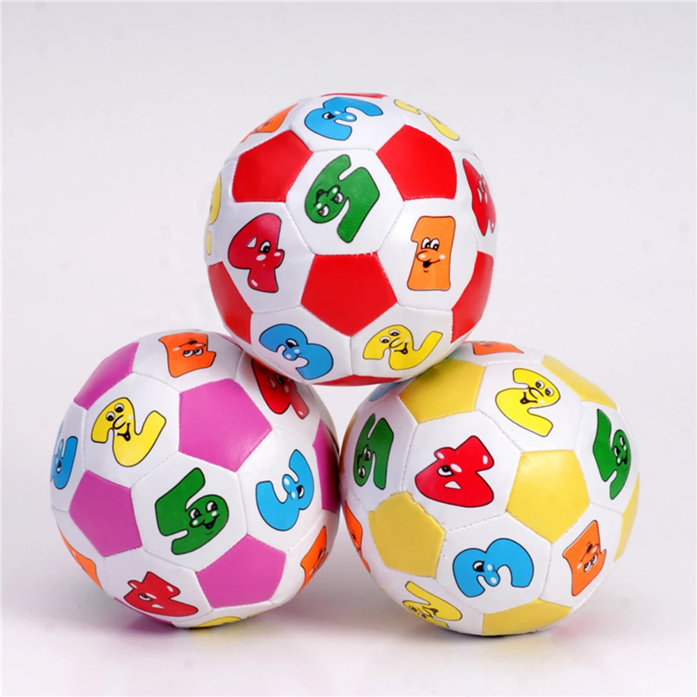 1 шт. 12 см обучающая игрушка детский шар номер цветной шар безопасный мягкий резиновый шарик математическая игрушка подходит для детей от 0 до 6 лет