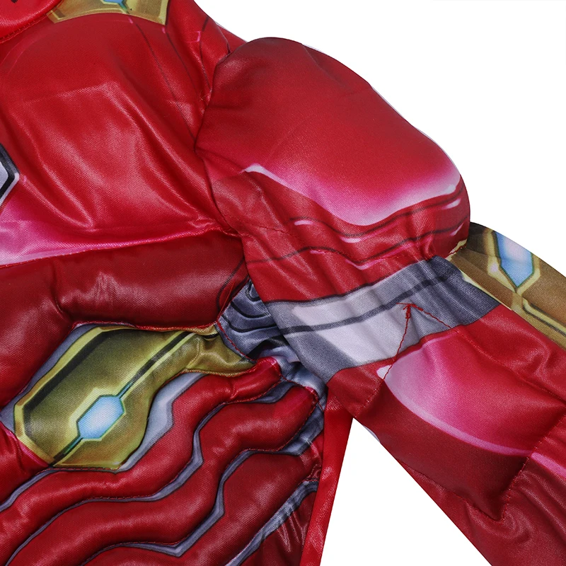 Детский костюм для мальчиков Marvel Infinity War Железный человек мышечный супергерой
