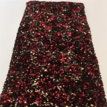 

Madison Latest African Laces African sequins lace fabric 2019 High Quality With Sequin Lace Fabric For Dress