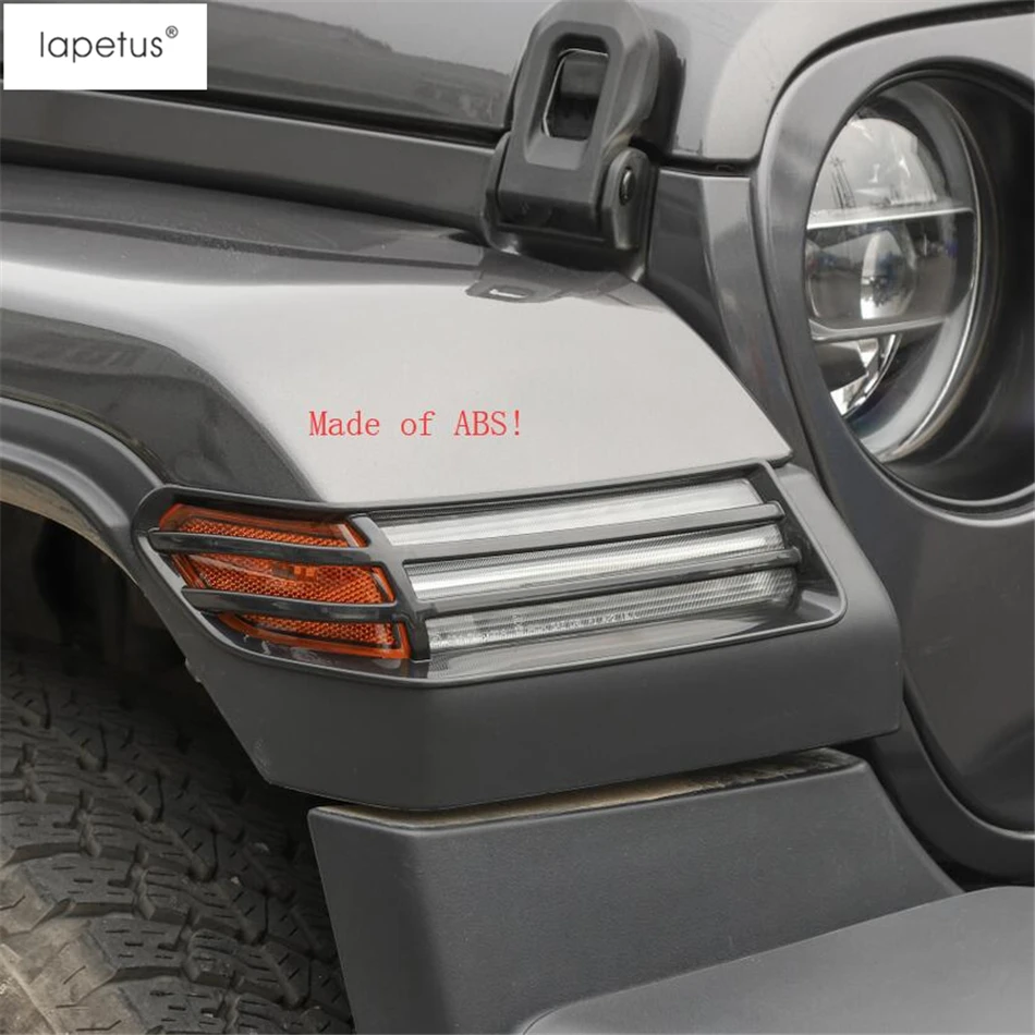 Аксессуары Lapetus подходят для Jeep Wrangler JL 2018 2020 переднее колесо абажур бровей лампы