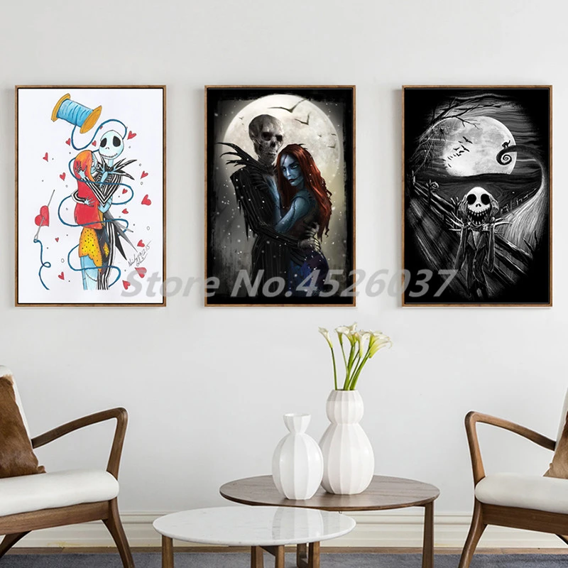 Nightmare before Christmas HD Canvas prints Painting Home decor Picture Wall art Nightmare before Christmas HD Canvas prints Painting Home decor Picture Wall art