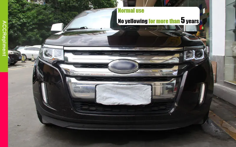 Автомобиль Стайлинг для Ford EDGE фары EDGE LIMITED светодиодный фар DRL Объектив Двойной Луч H7 Ксеноновые bi Xenon объектива