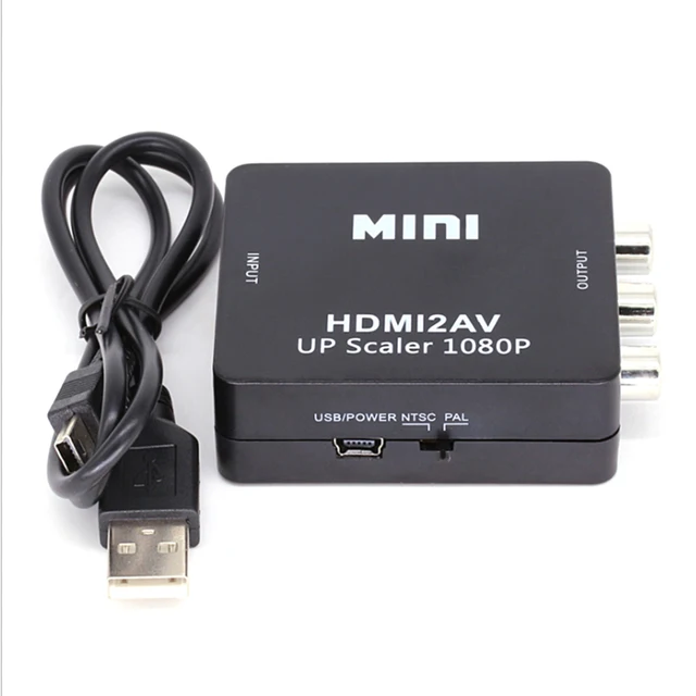 Special Price HDMI to RCA AV CVBS Component Converter Scaler 1080P Adapter Cable Box for Monito L/R Video HDMI2AV HD Support NTSC PAL Special Price HDMI to RCA AV CVBS Component Converter Scaler 1080P Adapter Cable Box for Monito L/R Video HDMI2AV HD Support NTSC PAL