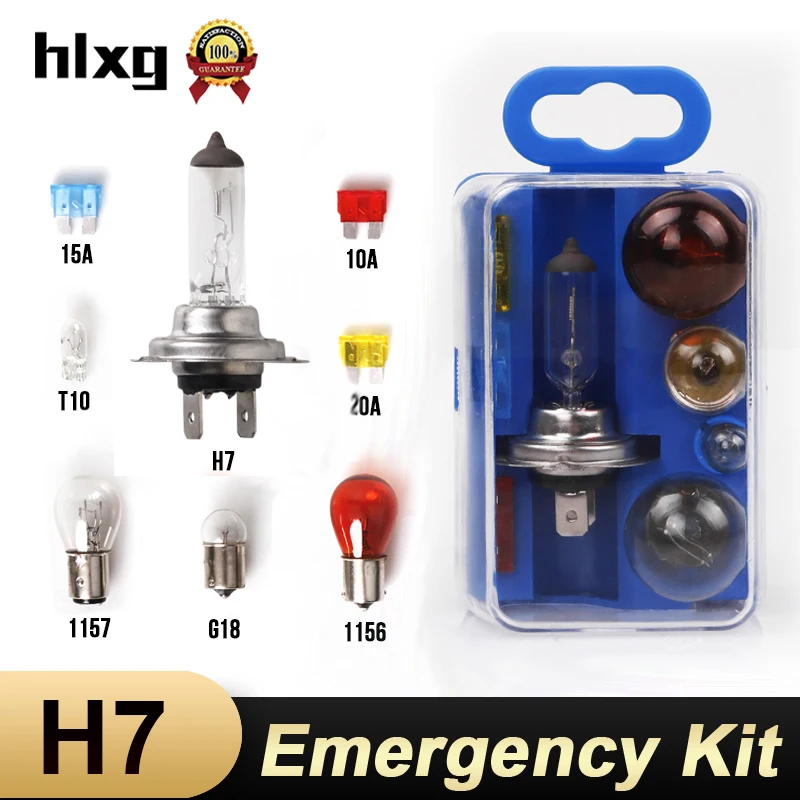 HLXG мини лампы 12V 24V H7 led Кош 6000K 55V лампа светильник автомобильная светодиодная