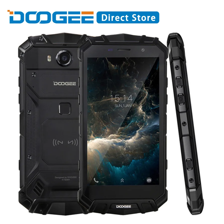 DOOGEE S60 Lite IP68 вода 5580 мАч Беспроводная зарядка 12V2A Быстрая зарядка 5,2 ''FHD MT6750T Восьмиядерный 4 ГБ 32 ГБ смартфон 16,0 Мп камера