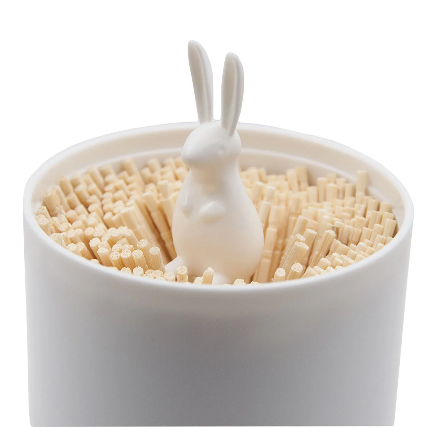 Держатель ватных тампонов, маленький Q-tips органайзер для хранения зубочисток(кролик
