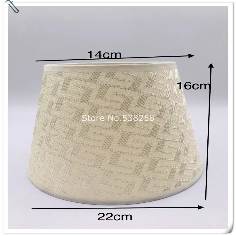 

E27 Art Deco Lamp shade for table lamp beige color fabric lampshade Modern Lamp Cover for Home Decoration