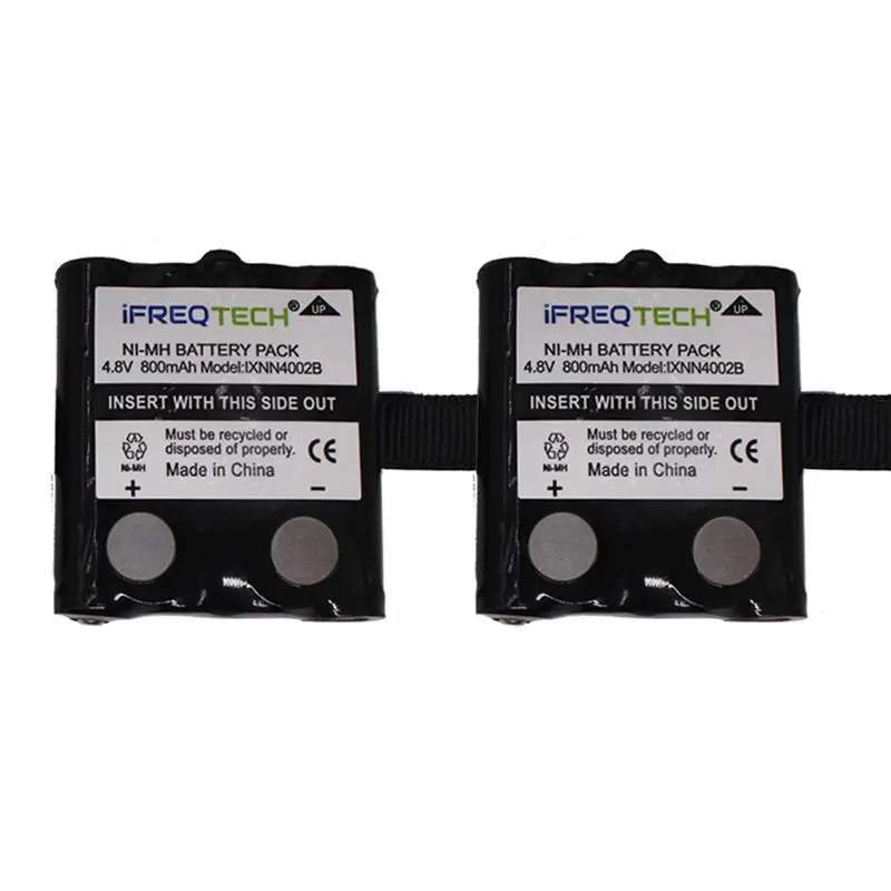 2 pieces battery IXNN4002B 800 мАч Ni-MH батарея для MOTOROLA TLKR T80 T80Ex XTR446 XTB446 XT180 XTK446 TLKR T61 T81 T5 T6 T7 T8 T50 T60 радио - Цвет: 2 pieces battery