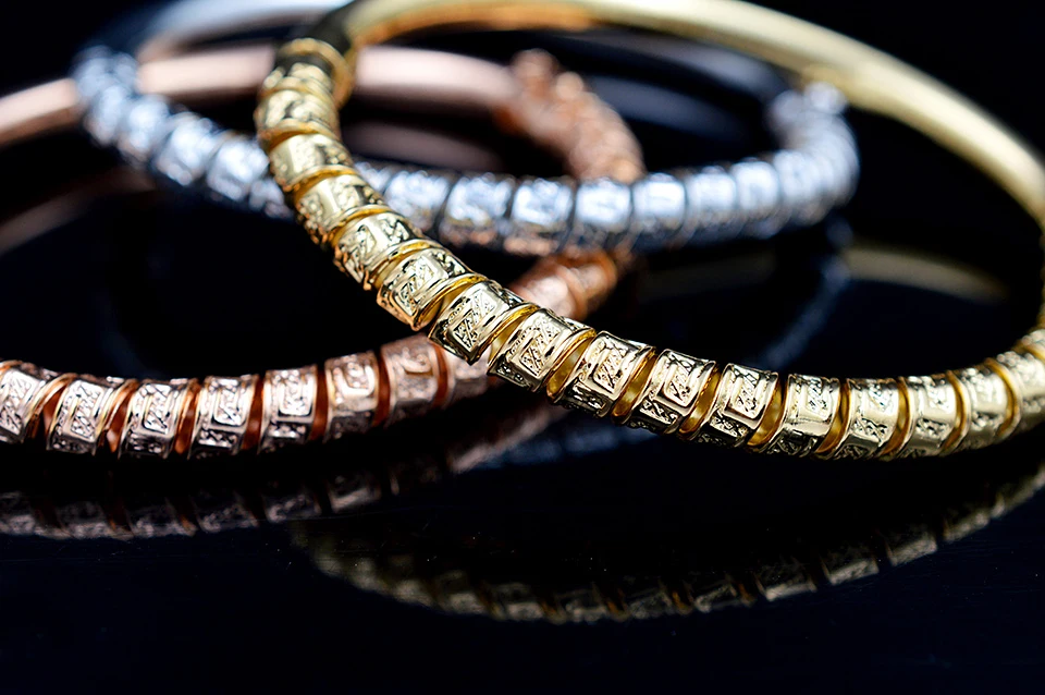 Солнечный ювелирный браслет браслеты Роза медь три цвета модные украшения для вечерние высокое качество Exquisit