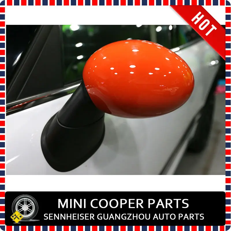 Orange Color Side Mirror Cover-4