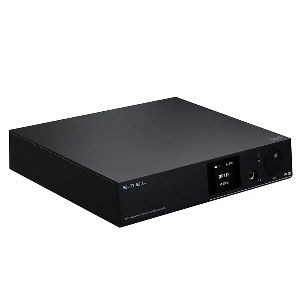 

SMSL A8 HIFI Audio Digital Power Amplifier DAC and Headphone Amplifier Uses Latest XMOS Solution and ICEpower 125Wx2 AK4490 DAC,