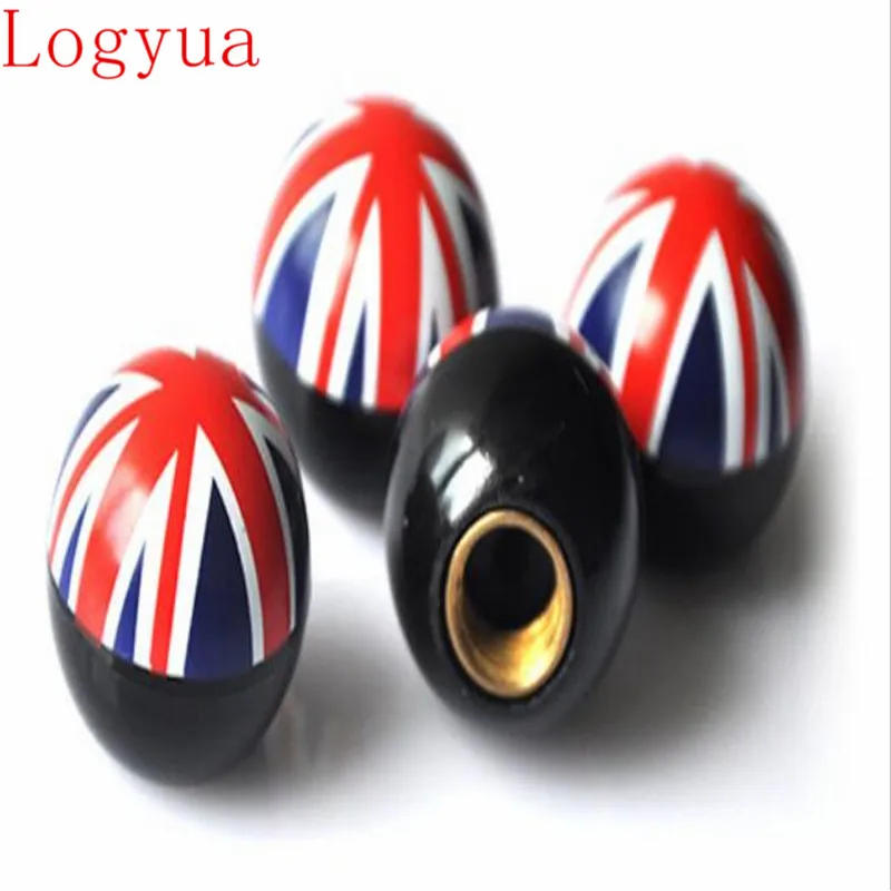 Car Wheel Tire Valve Stem Air Dust Cap Cover Tyre Styling National Flag uk red