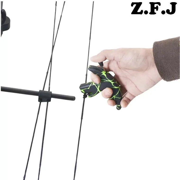 3 Color 3 Finger Strong Plastic Archery Release Aid Compound Bows