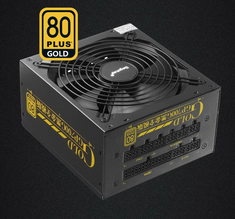 Segotep GP700P 80plus Gold PSU полный модульный блок питания Настольный ПК 600 Вт ATX 12 в активный PFC широкий диапазон 100-240 В для компьютера