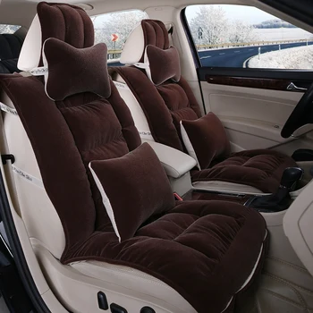 

car seat cover for f3 s7 s6 l3 g3 g5 g6 winter short down cotton universal fit cushion set Ferrari GMC Savana JAGUAR Smart hot