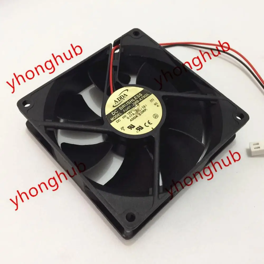 

ADDA AD0912MB-A70GL S DC 12V 0.17A 92x92x25mm Server Cooling Fan