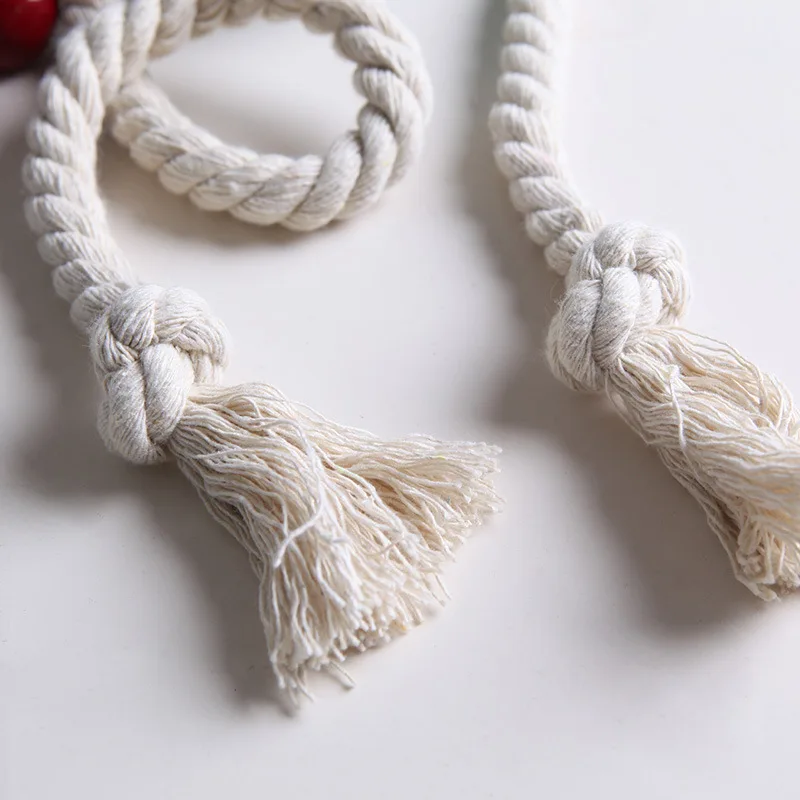 Creative Handmade Hemp Cotton Rope Curtain Rope Tassel Tieback Curtain