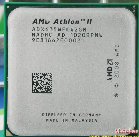 Amd ii Athlon x4 635 quad-core scattered pieces cpu amd am3 2.9G 2M cpu quad-core shipping free processor