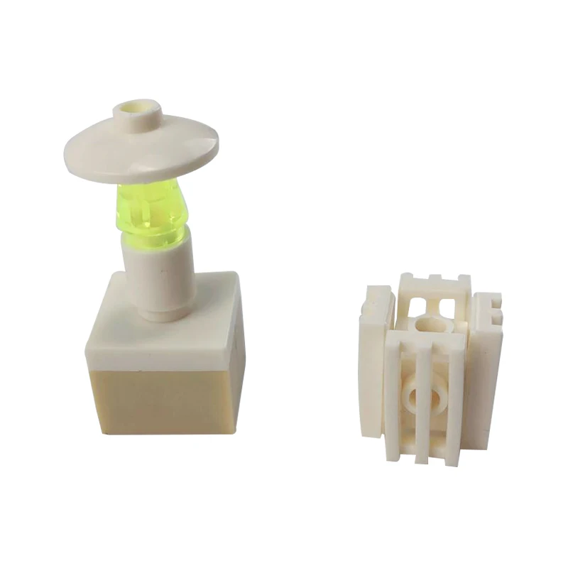 Блокировочные блоки MOC Creator конструктор для семьи Желтая Мебель дивана игрушки