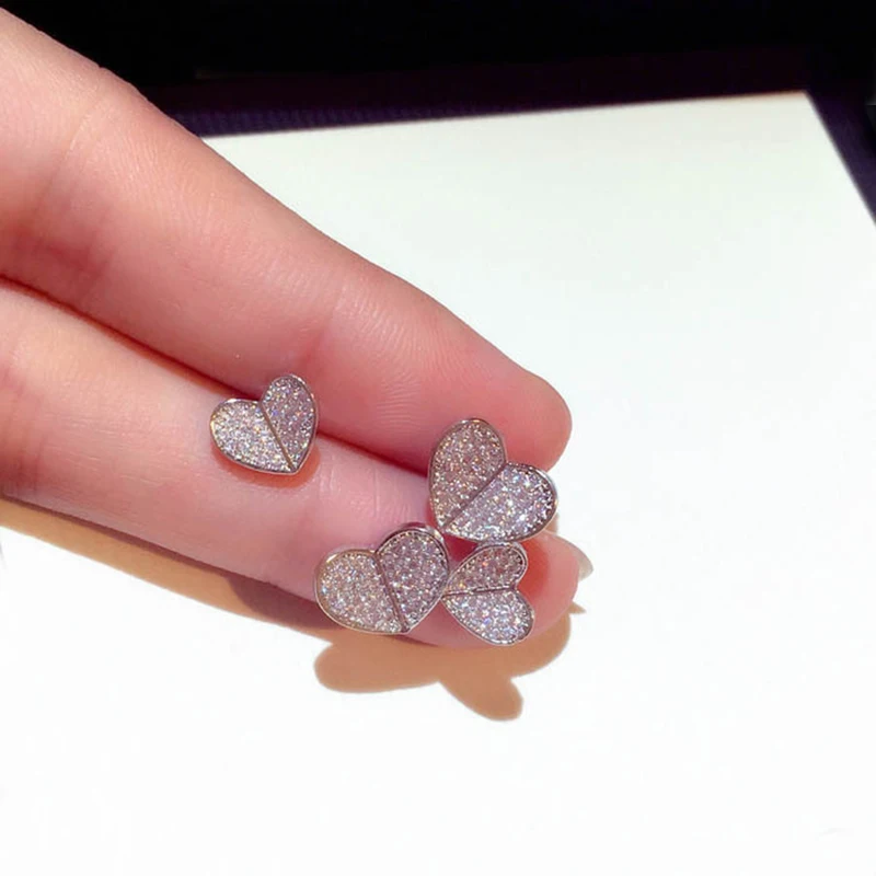 heart earrings sterling silver (3)
